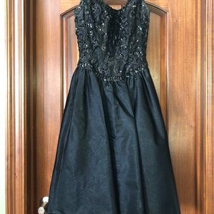 Black cocktail dress